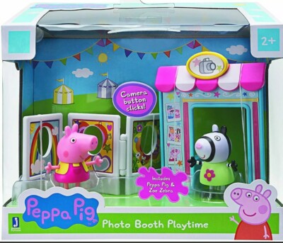 PEPPA PIG Zoe Zebra Photo Booth Playtime Play Set - New