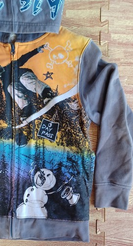 OLD NAVY SLOPE STYLE Full Zip Faux Sherpa LINED HOODIE SWEATSHIRT M 8 - Picture 2 of 16
