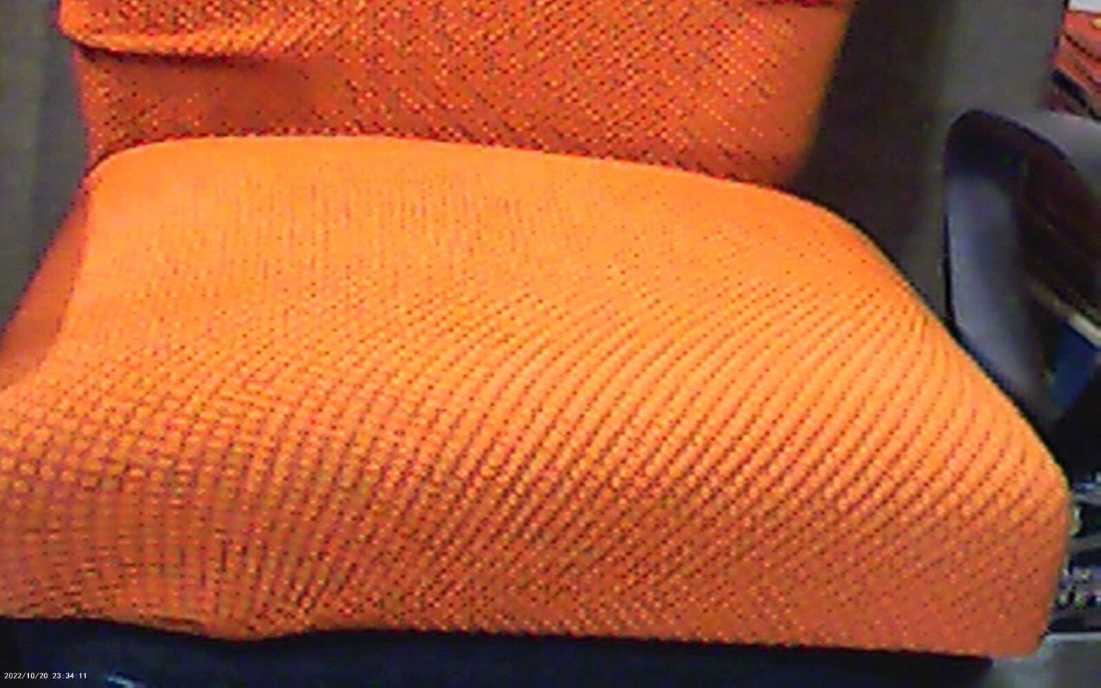 Covers, Orange, Stretch, Back Measures 19.