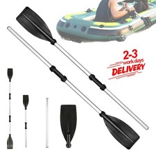 Kayak Paddle Canoe Oar Adjustable Detachable Easy Assemble for Inflatable Boat