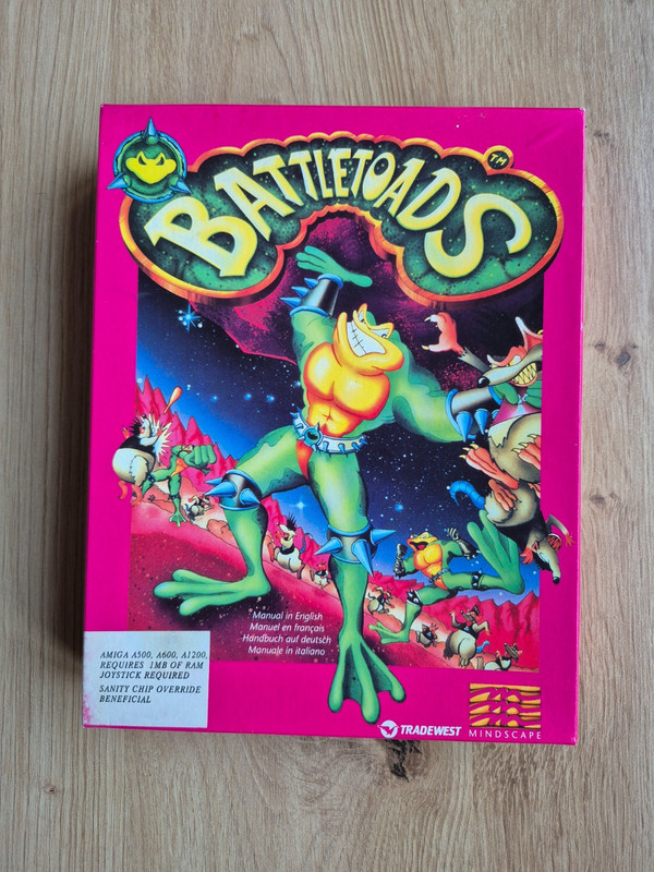 ✅ Battletoads by Mindscape ⭐ BIGBOX ⭐ Commodore Amiga 500 / 2000 ⚡️