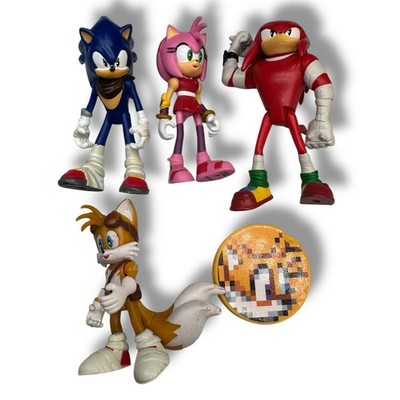 TOMY Sonic Boom Figure Lot of 4 Sonic Tails Knuckles Amy Rose