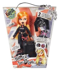 Bratz Pretty 'N’ Punk Cloe Fashion Doll with 2 Outfits and Suitcase, Collectors