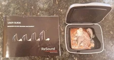 Resound Hearing Aids SY312 UNTESTED PARTS OR REPAIR ONLY BOX INSTRUCTIONS 