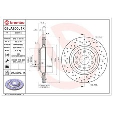 2x Bremsscheibe hinten für Audi Q2 GAB Q3 8UB F3B F3N TT FV3 FV9 | 26218186