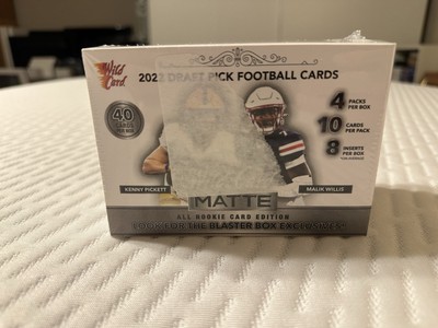 New 2022 Draft Pick Football Wild Card Matte All Rookie Card Edition Blaster Box