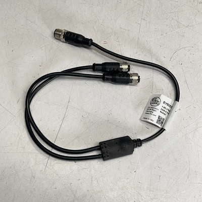 IFM Electronics Y Splitter Cable High Range Wide Operate Temp Range 24DC EY5053