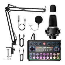 NEWFUN Table de Mixage,Audio Mixer, Compatible Avec les Ordinateurs et les Sm...