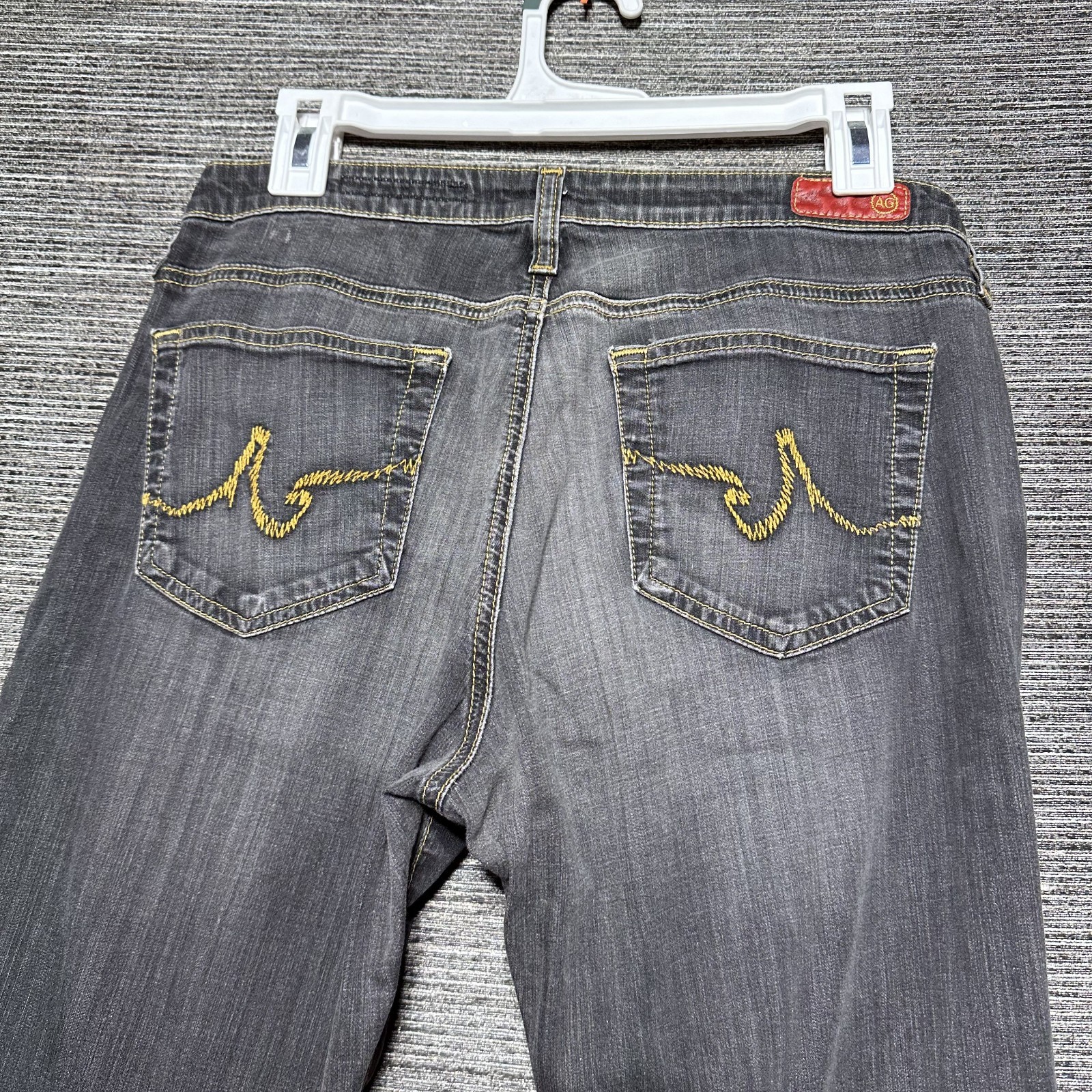 Adriano Goldschmied Jeans Women's Size 32x30 Gray Black The Angel Bootcut thumbnail 11