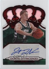 2018-19 Panini Crown Royale Rookie Red /99 Donte DiVincenzo #CR-DDV Auto 0t16