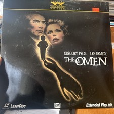 The Omen Widescreen Edition Gregory Peck, Lee Remick Horror Movie Laserdisc
