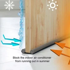 Door Bottom Seal Strip Stopper Under Door Draft Guard Stopper Soundproof Strip