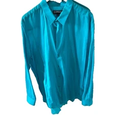 Vilebrequin Light Cotton Voile Shirt Caracal  Blue Size 3XL