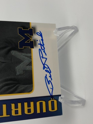 TK Legacy BILL PUTICH AUTO SP/500 Card QUARTERBACK CLUB QB5 Card MICHIGAN - Picture 5 of 6