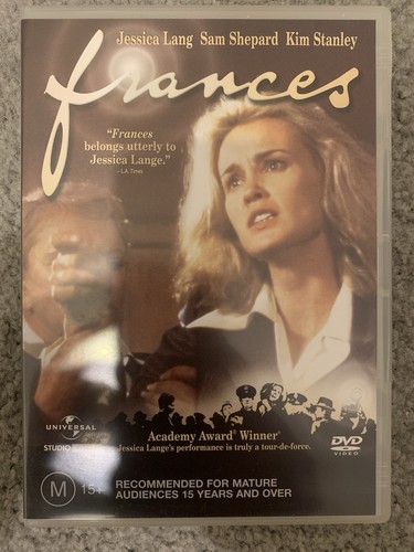 FRANCES (1982) DVD - Jessica Lange Sam Shepard Kim Stanley - Picture 1 of 2