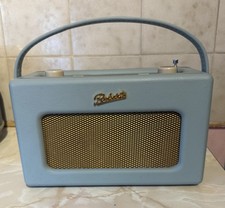 Roberts Duck Egg Blue Digital Radio With Plug Used But Excellent Condition