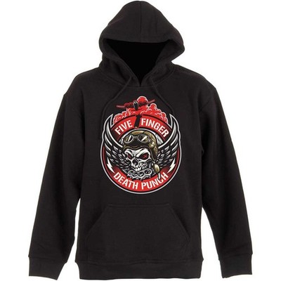 Five Finger Death Punch Winged Skull Official Unisex Hoodie Kapuzenpullover
