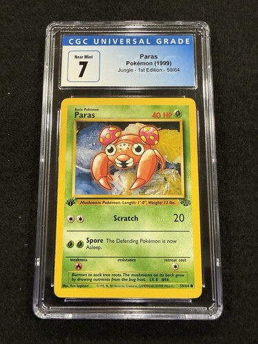 Paras (1st Edition) graded CGC 7 for sale on eBay