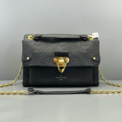 Louis Vuitton Vavin MM Black Empreinte Leather Crossbody Bag