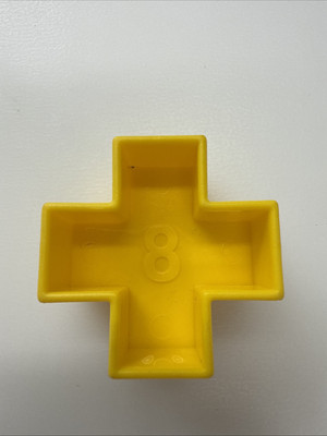 Tupperware Tupper Toy Shape-O Ball Sorter Replacement Yellow Shapes #8