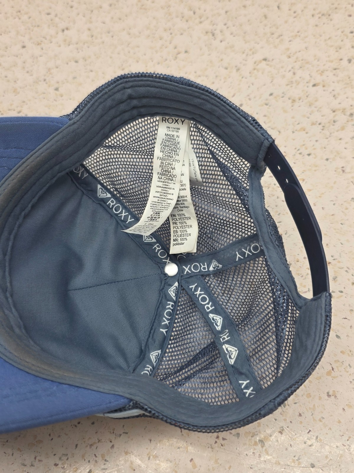 ROXY Mesh Trucker Baseball adjustable Hat Cap Bik… - image 2