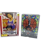 Lot of 2 Funko Pop! Slam Cover with Case: Allen Iverson #01 & Ja Morant NBA