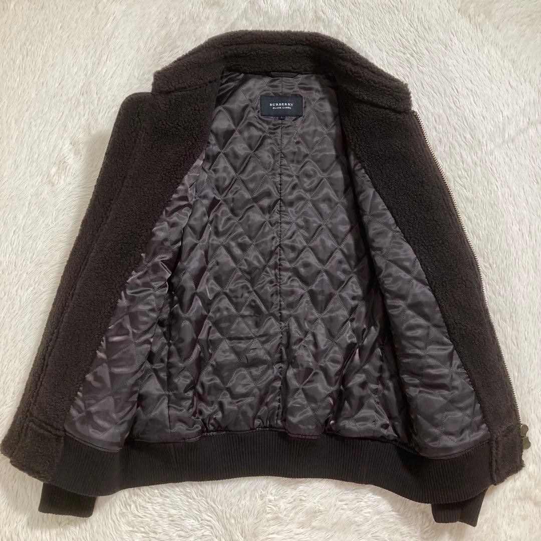 BURBERRY Jacket Boa Houndstooth Pattern Padding - image 2