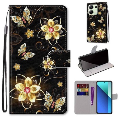 Wolf Cat Dog Wallet Phone Case For Redmi Note 8 9 10 A3 A2 Xiaomi POCO M6 X5 Pro