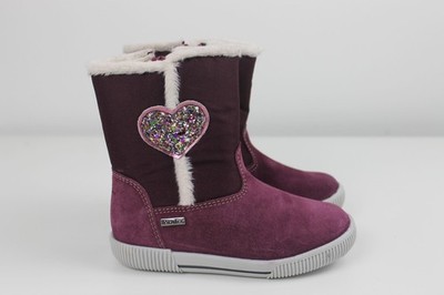 Neue Stiefel von Richter Gr. 22 Vali mit RichTex Glitzer Herz für Mädchen Boots