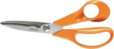 Fiskars Kitchen Scissors, Total Length: 18 cm, Quality Steel/Synthetic Material,