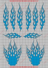 FLA1083PT Flames General Paint Mask/ Stencil Kit