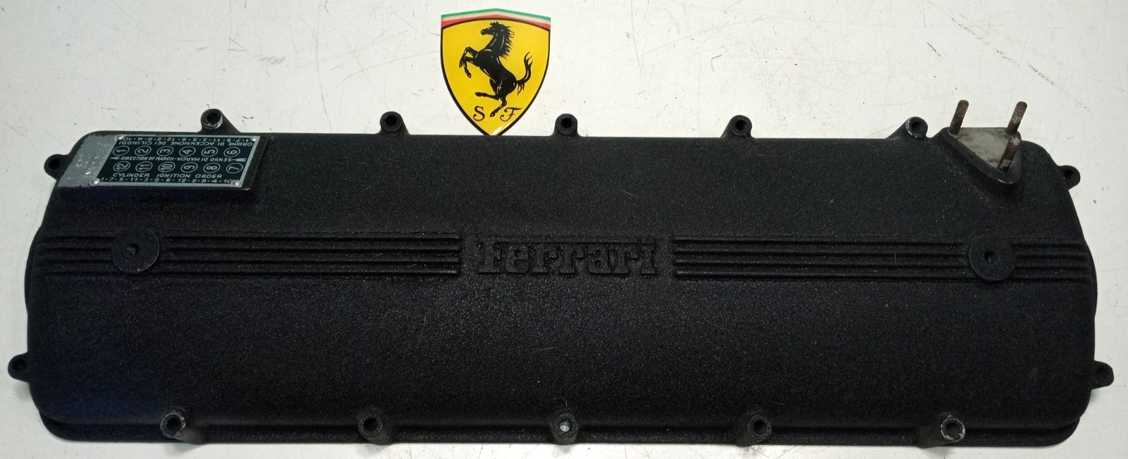 Ferrari 330 Engine Cylinder Head Valve Cover_GT 2+2_GTC Coupe_17970_GENUINE