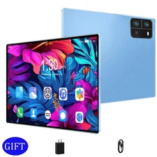 2025 10 inch Tablet Android 14 Tablets 12GB RAM 256GB ROM Dual Camera Bluetooth