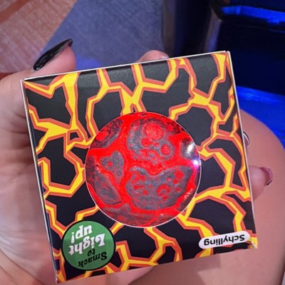 Nee Doh MAGMA Orange Multicolor Squeeze Light RARE