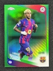 2026 Topps Chrome UEFA Champions League Lamine Yamal #10 Green Refractor /99