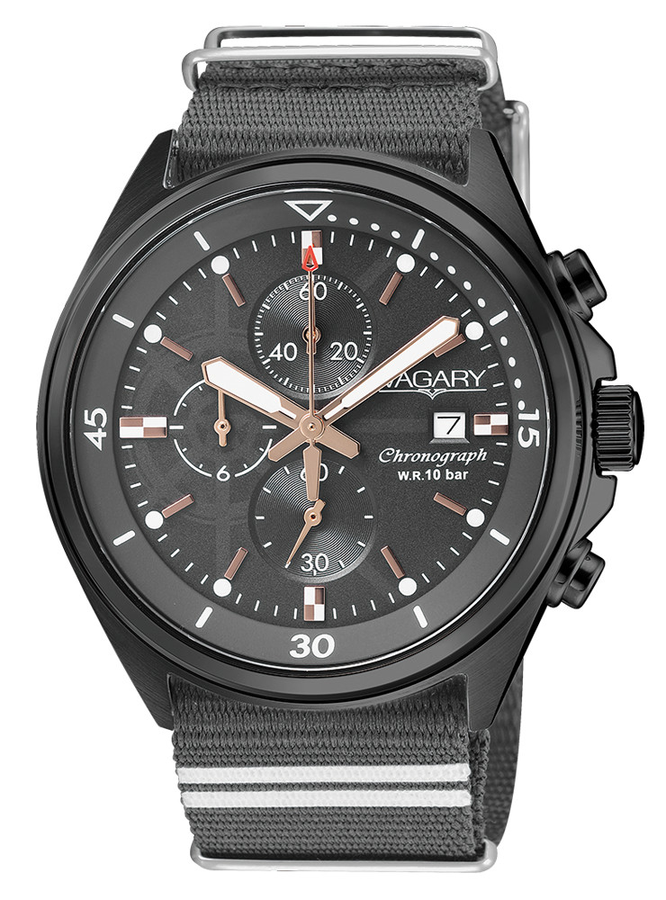 Montre Vagary Homme Aqua 39 montre étanche acier IA9-543-60