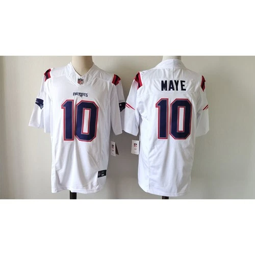 Men's/Youth Patriots #10 Drake Maye Limited Player All Printed Jersey