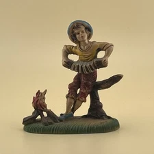 MONTECATINI NATIVITY/ PUTZ/ CHRISTMAS VILLAGE ITALIAN FIGURES MUSIC MAN