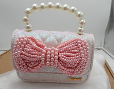 Toddler Purse Kids Baby Sparkly Bow Handbags Small Crossbody Shoulder Bag