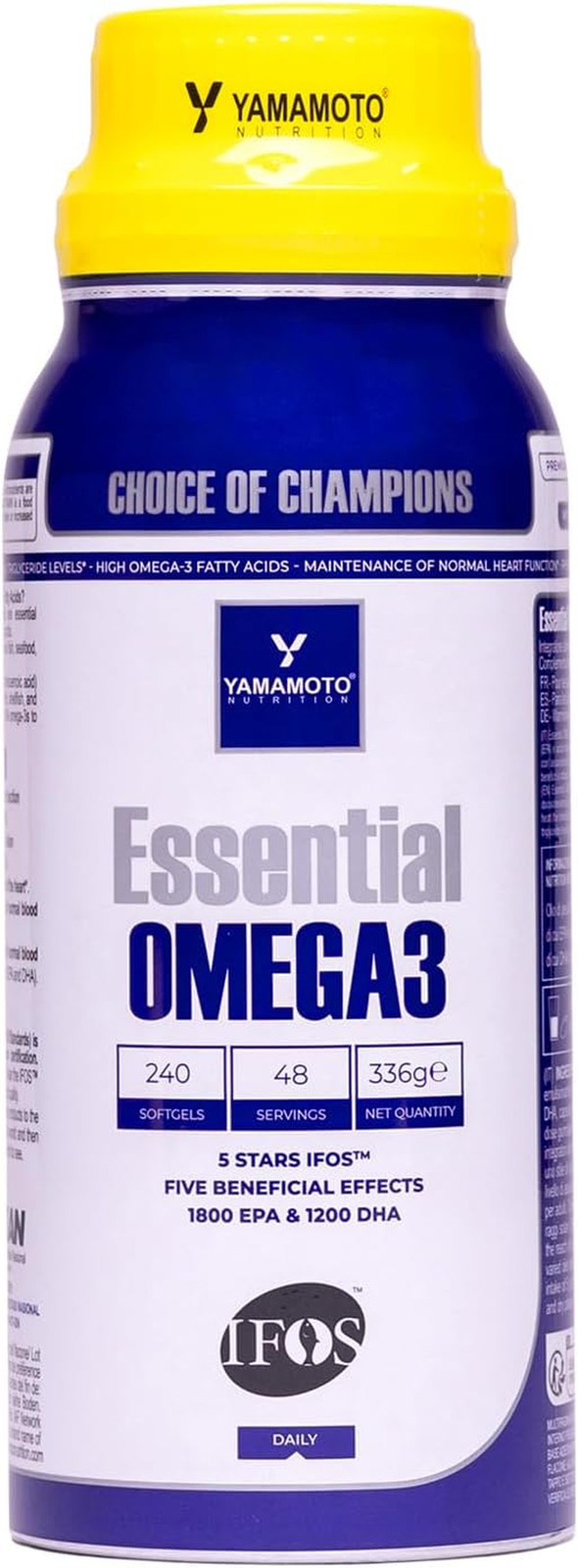 Yamamoto Essential Omega-3 IFOS 240 Softgel - Pura Energia per il Cuore