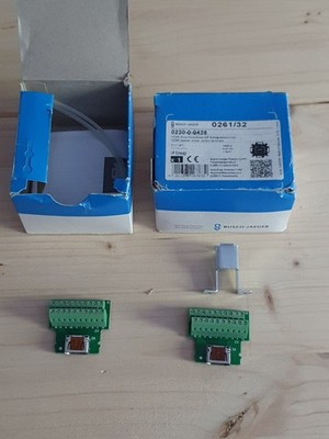 2x Busch-Jaeger 0261/32 Anschlussdose HDMI UP /  nur HDMI Einsatz