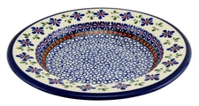 Polish Pottery Pasta Bowl 9.5 Inch Diameter from Zaklady Boleslawiec