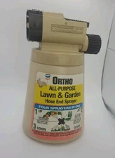 Ortho All-Purpose Lawn & Garden Hose-End Sprayer.  Four Sprayers in One. Tested 