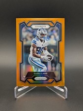 2023 Panini Prizm - CeeDee Lamb #72 Orange Prizm /249