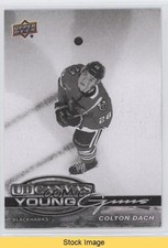 2025-26 Series 1 UD Canvas Young Guns Black & White Colton Dach #C-110 READ 1r29