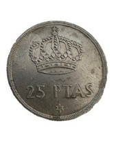 1980 Spain 25 Pesetas Coin