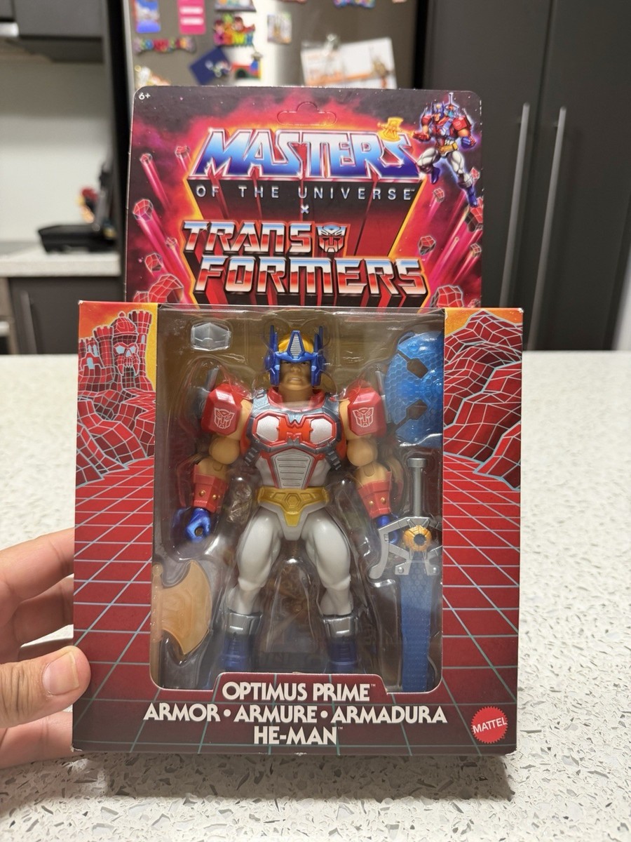 Masters Of The Universe X Transformers- He-Man/Optimus Prime
