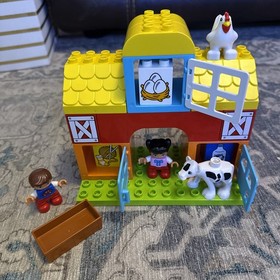 Lego Duplo Town Farm Set 10617 My First Farm 96% complete- Missing sheep 1 Piece