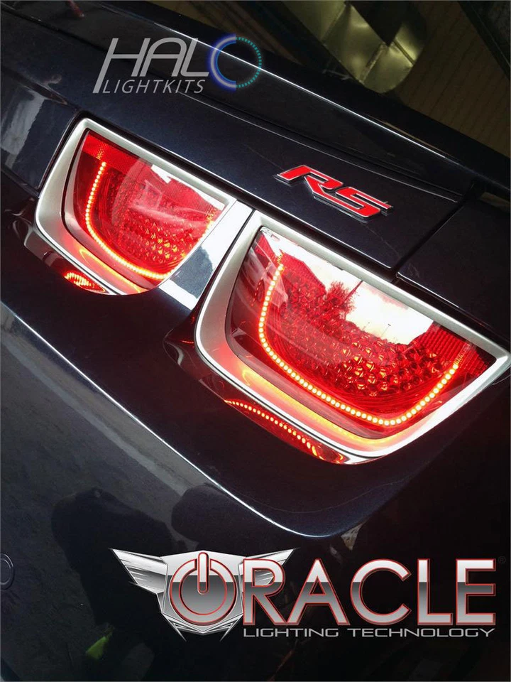 2010-2013 ORACLE CHEVY CAMARO AFTER BURNER RECTANGLE LED 2.0 TAIL LIGHT HALO KIT - Image 4 of 4