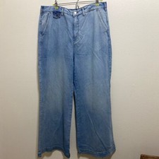 Pilcro Anthropologie Wide-Leg Flare Jeans for Women Size 34